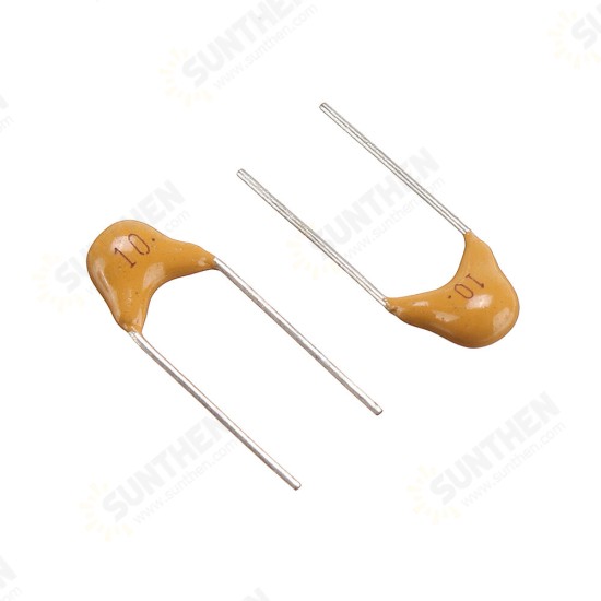 100PCS 5.08MM 10P 50V Monolithic Capacitor