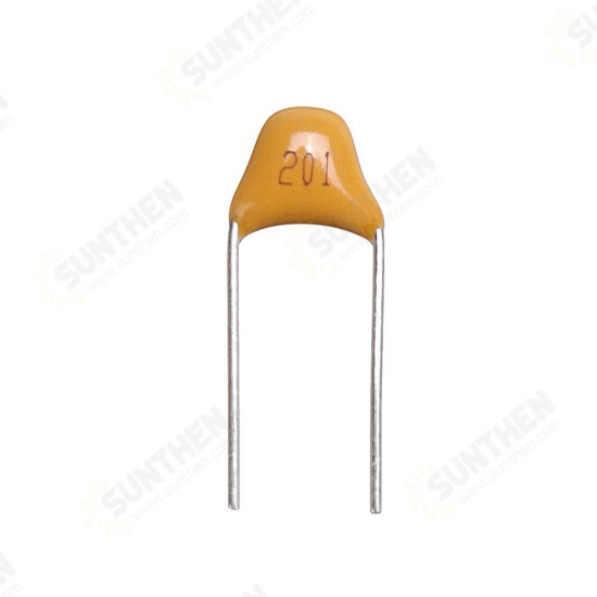 100pcs 200pF 5.08MM 201 50V Multilayer Monolithic Ceramic Capacitor