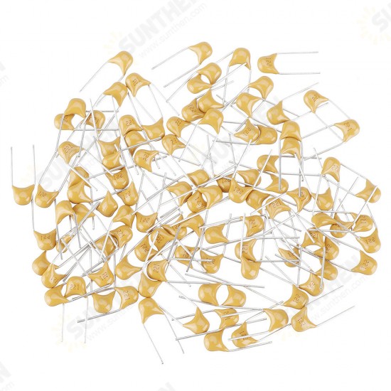 100pcs 220pF 5.08MM 221P 50V Multilayer Monolithic Ceramic Capacitor