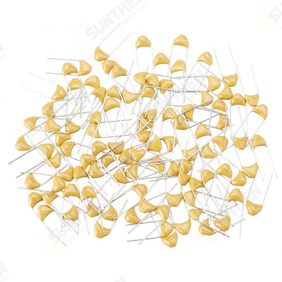 100pcs 330pF 5.08MM 331P 50V Multilayer Monolithic Ceramic Capacitor