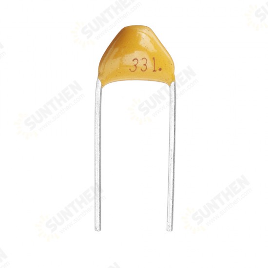 100pcs 330pF 5.08MM 331P 50V Multilayer Monolithic Ceramic Capacitor