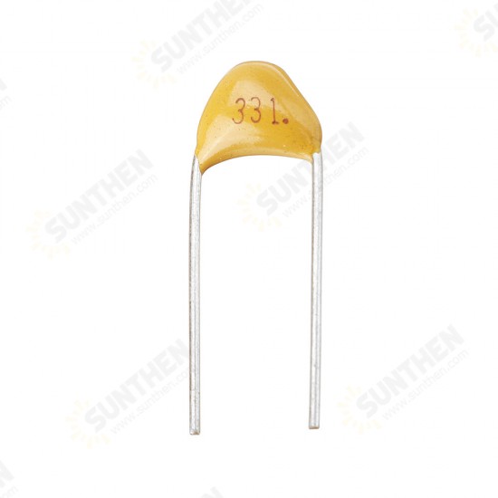 100pcs 330pF 5.08MM 331P 50V Multilayer Monolithic Ceramic Capacitor