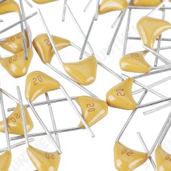 100pcs 5.08MM 20pF 50V Multilayer Monolithic Ceramic Capacitor 100pcs 5.08MM 20pF 50V Multilayer Monolithic Ceramic Capacitor