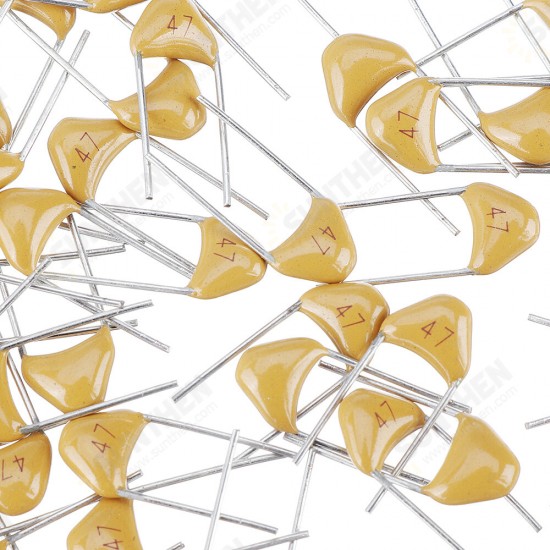 100pcs 5.08MM 47pF 50V Multilayer Monolithic Ceramic Capacitor