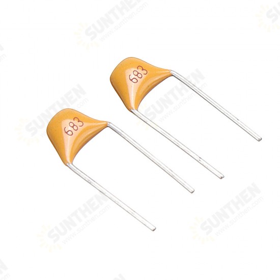 100pcs 68NF 5.08MM 683 50V Multilayer Monolithic Ceramic Capacitor