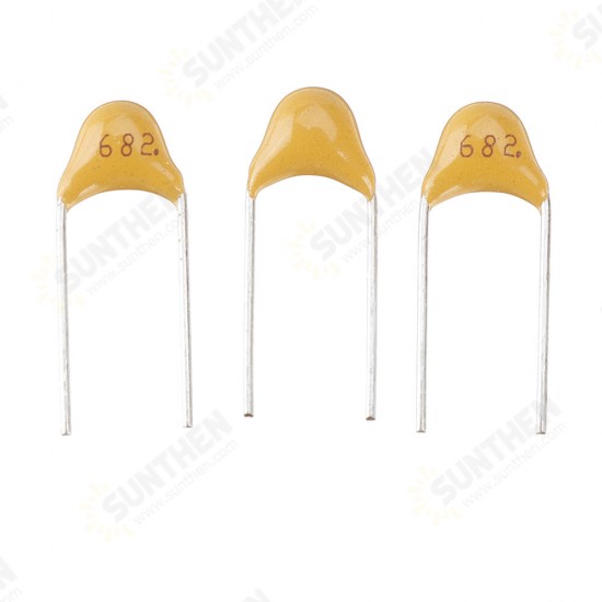 100pcs 6.8nF 5.08MM 682 50V Multilayer Monolithic Ceramic Capacitor