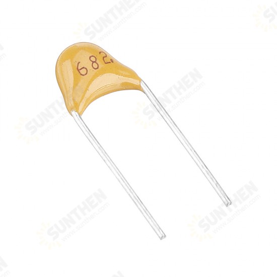 100pcs 6.8nF 5.08MM 682 50V Multilayer Monolithic Ceramic Capacitor