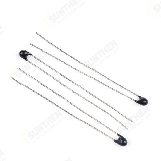 100pcs NTC Thermistor Temperature Sensor 10K OHM MF52-103 3435 1% Inrush Current Limiter Temperature Sensor