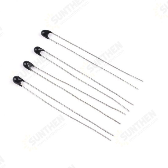 100pcs NTC Thermistor Temperature Sensor 10K OHM MF52-103 3435 1% Inrush Current Limiter Temperature Sensor