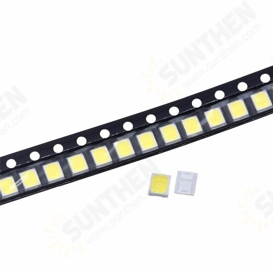 100pcs SMD LED 2835 Chips 1W 3V 6V 9V 18V 120-130LM White Warm Surface Mount PCB Light Emitting Diode Lamp