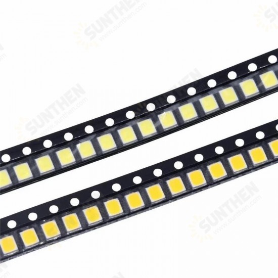 100pcs SMD LED 2835 Chips 1W 3V 6V 9V 18V 120-130LM White Warm Surface Mount PCB Light Emitting Diode Lamp