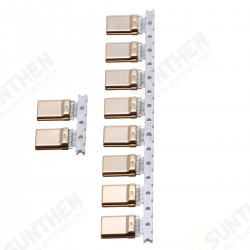 10PCS 3.1 TYPE-C Stretch Male Shell Full Gold-Plated 1U 24P Double-Sided Splint 0.9 Card Hook Foot L=10.65MM 10PCS 3.1 TYPE-C Stretch Male Shell Full Gold-Plated 1U 24P Double-Sided Splint 0.9 Card Hook Foot L=10.65MM