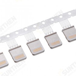 10PCS 8P Magnetic Apple Back Clamp Male Vertical FPC Soft Cable Dedicated 10PCS 8P Magnetic Apple Back Clamp Male Vertical FPC Soft Cable Dedicated