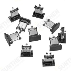 10PCS TYPE C Vertical Patch USB3.1 Male 180 Degrees 24p Double Row Patch Three-Pin Board Length 11.0mm 10PCS TYPE C Vertical Patch USB3.1 Male 180 Degrees 24p Double Row Patch Three-Pin Board Length 11.0mm