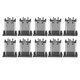 10PCS TYPE C Vertical Patch USB3.1 Male 180 Degrees 24p Double Row Patch Three-Pin Board Length 11.0mm