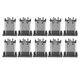 10PCS TYPE C Vertical Patch USB3.1 Male 180 Degrees 24p Double Row Patch Three-Pin Board Length 11.0mm