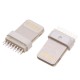 10PCS USB Apple 16pin Male Wide-Foot Round Rubber (7.3mm*1.5mm) Splint 0.8mm Square Head Integrated Plug