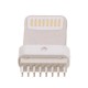 10PCS USB Apple 16pin Male Wide-Foot Round Rubber (7.3mm*1.5mm) Splint 0.8mm Square Head Integrated Plug