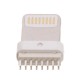 10PCS USB Apple 16pin Male Wide-Foot Round Rubber (7.3mm*1.5mm) Splint 0.8mm Square Head Integrated Plug