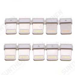 10PCS USB Apple 16pin Male Wide-Foot Round Rubber (7.3mm*1.5mm) Splint 0.8mm Square Head Integrated Plug 10PCS USB Apple 16pin Male Wide-Foot Round Rubber (7.3mm*1.5mm) Splint 0.8mm Square Head Integrated Plug