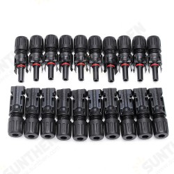 10Pairs MC4 Connector Male And Female MC4 Solar Panel Connector 30A 1000V For PV Cable 2.5/4/6mm Solar Panel Connect 10Pairs MC4 Connector Male And Female MC4 Solar Panel Connector 30A 1000V For PV Cable 2.5/4/6mm Solar Panel Connect