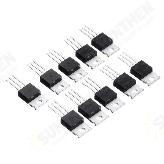 10Pcs IRF3205 IRF3205PBF MOSFET MOSFT 55V 98A 8mOhm 97.3nC TO-220 Transistor