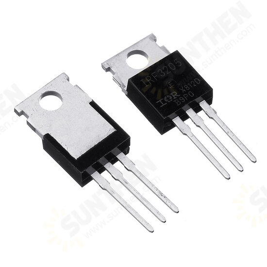 10Pcs IRF3205 IRF3205PBF MOSFET MOSFT 55V 98A 8mOhm 97.3nC TO-220 Transistor