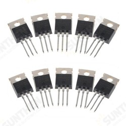 10Pcs IRFZ44N Transistor N-Channel International Rectifier Power Mosfet 10Pcs IRFZ44N Transistor N-Channel International Rectifier Power Mosfet