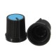 10Pcs Plastic For Rotary Taper Potentiometer Hole 6mm Knob 10Pcs Plastic For Rotary Taper Potentiometer Hole 6mm Knob