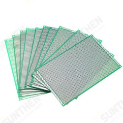 10pcs 12x18cm FR-4 2.54mm Single Side Prototype PCB Printed Circuit Board 10pcs 12x18cm FR-4 2.54mm Single Side Prototype PCB Printed Circuit Board