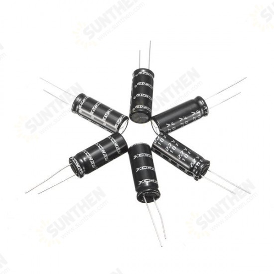 10pcs 2.7V 10F Cylindrical Ultra Super Farad Capacitor High Power Capacitance Supercap 10 x 26mm