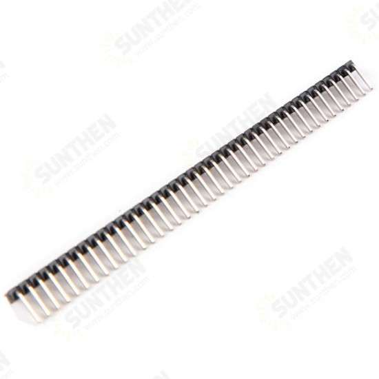 10pcs 40 Pin 2.54mm Single Row Pin Header Curved Needle For Arduino - products that work with official Arduino boards