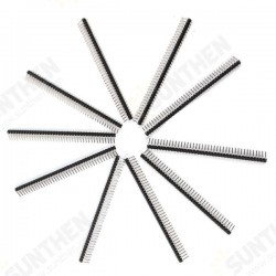 10pcs 40 Pin 2.54mm Single Row Pin Header Curved Needle For Arduino - products that work with official Arduino boards 10pcs 40 Pin 2.54mm Single Row Pin Header Curved Needle For Arduino - products that work with official Arduino boards