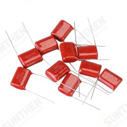 10pcs 630V334J 0.33UF Pitch 15MM 630V 334 330NF CBB Polypropylene Film Capacitor 10pcs 630V334J 0.33UF Pitch 15MM 630V 334 330NF CBB Polypropylene Film Capacitor