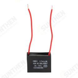 10pcs CBB61 450V 4.5uf Starting Capacitance AC Fan Capacitor CBB Motor Run Capacitor 450V 4.5MF 10pcs CBB61 450V 4.5uf Starting Capacitance AC Fan Capacitor CBB Motor Run Capacitor 450V 4.5MF