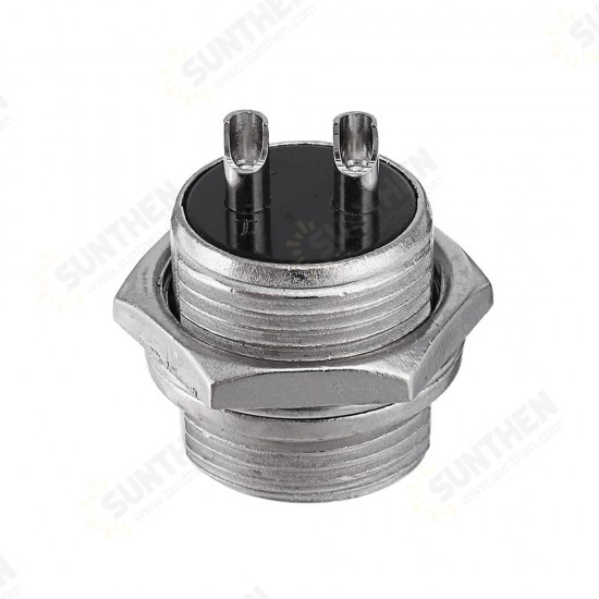 10pcs GX16-2 Pin Male And Female Diameter 16mm Wire Panel Connector GX16 Circular Aviation Connector Socket Plug