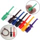 10pcs Mini Single Test Hook Clip Test Probe For Electronic Testing IC Grabber Large Round Crocodile Clip Hook Test Clip