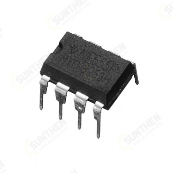 10pcs NE555 NE555P NE555N 555 Timers DIP-8 TEXAS IC