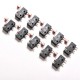 10pcs Roller Lever Arm PCB Terminals Micro Limit Normal Open/Close Switch KW12-3