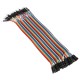 120Pcs 20cm Male To Female Jumper Cable For