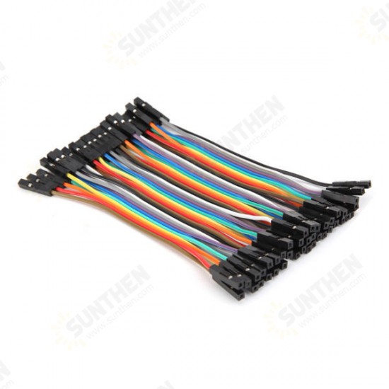 120pcs 10cm Female To Female Jumper Cable Dupont Wire For