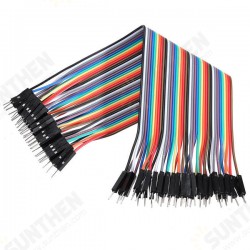 120pcs 20cm Male to Male Color Breadboard Jumper Cable Dupont Wire 120pcs 20cm Male to Male Color Breadboard Jumper Cable Dupont Wire