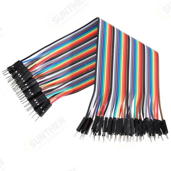 120pcs 20cm Male to Male Color Breadboard Jumper Cable Dupont Wire