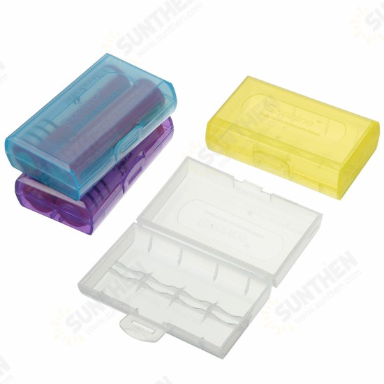 1/2X Plastic Dual Sleeve Cover Case Storage Box for 18650 /16340/CR123A Battery