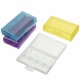 1/2X Plastic Dual Sleeve Cover Case Storage Box for 18650 /16340/CR123A Battery