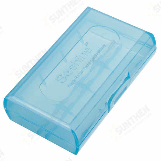 1/2X Plastic Dual Sleeve Cover Case Storage Box for 18650 /16340/CR123A Battery