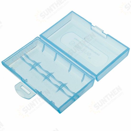 1/2X Plastic Dual Sleeve Cover Case Storage Box for 18650 /16340/CR123A Battery