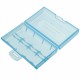 1/2X Plastic Dual Sleeve Cover Case Storage Box for 18650 /16340/CR123A Battery