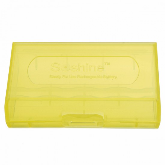 1/2X Plastic Dual Sleeve Cover Case Storage Box for 18650 /16340/CR123A Battery