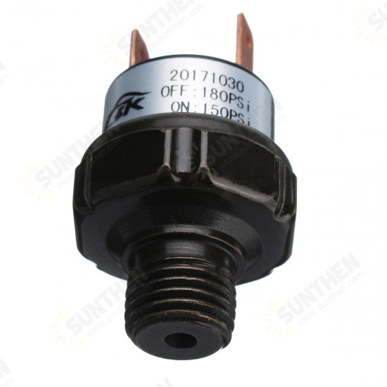 150 - 180PSI Air Compressor Pressure Control Switch Air Ride Suspension 1/4inch NPT